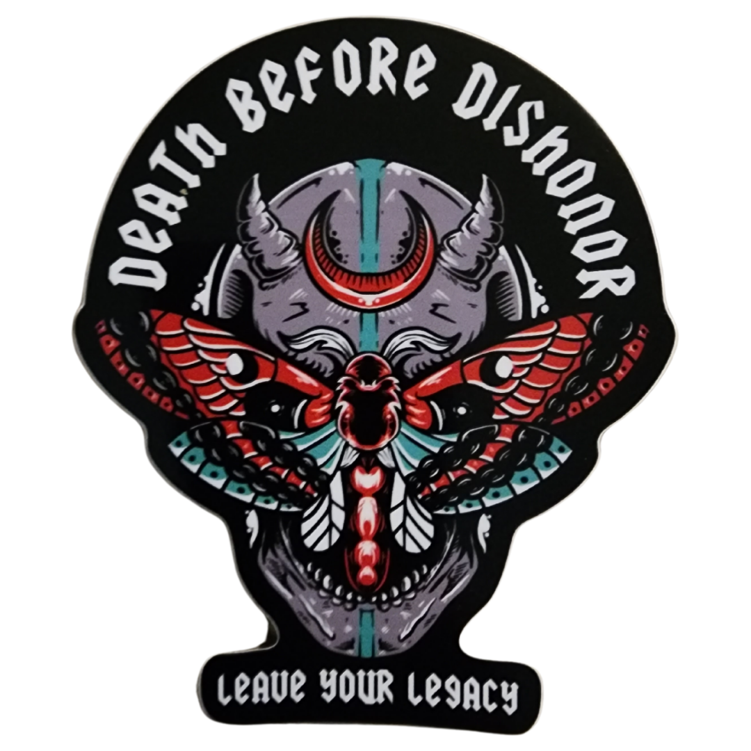 'Death Before Dishonor' Sticker