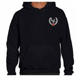 Men's Wreath Work Wear Hoodie - Leave Your Legacy Clothing