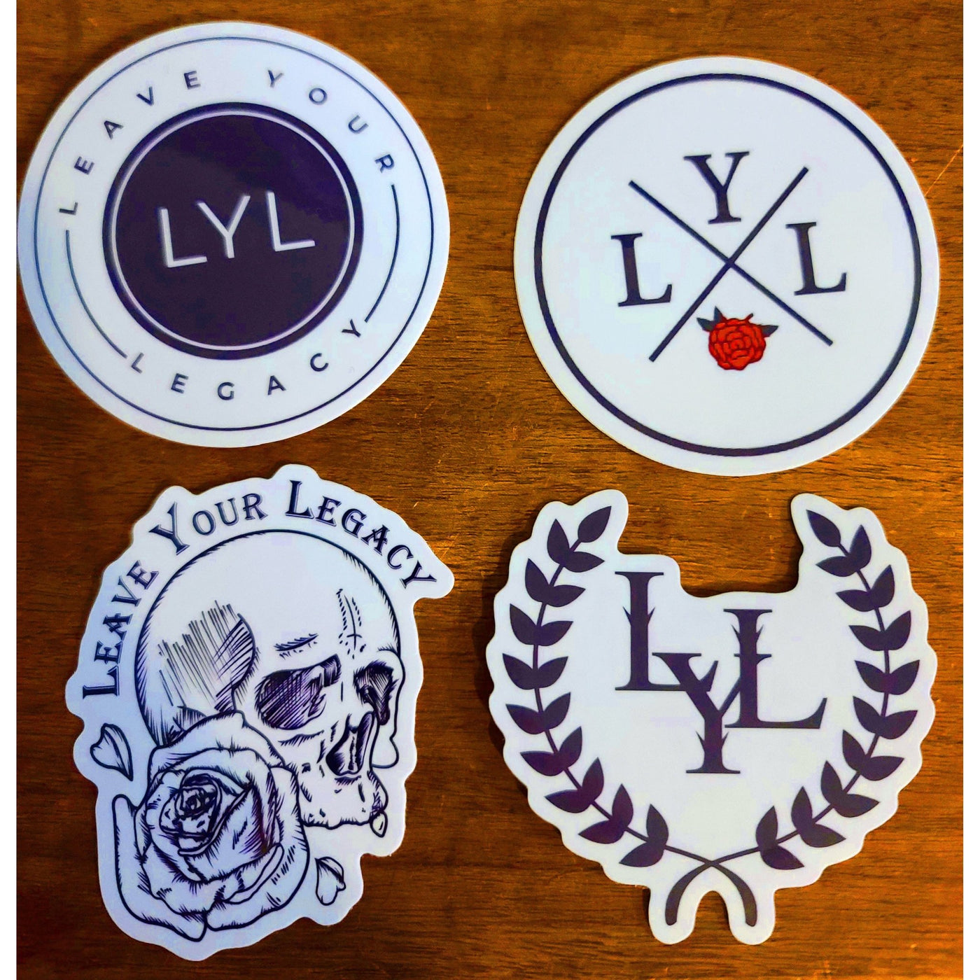 Sticker Pack (4 Stickers) - Leave Your Legacy Clothing